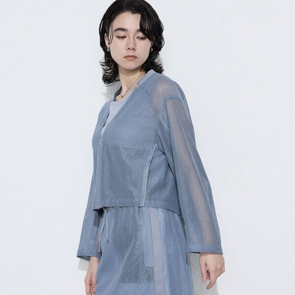 K．T キヨコ タカセ（K．T KIYOKO TAKASE）/〔 TALLサイズ 〕 【セットアップ対応】リネンシアーラッセル ブルゾン_19