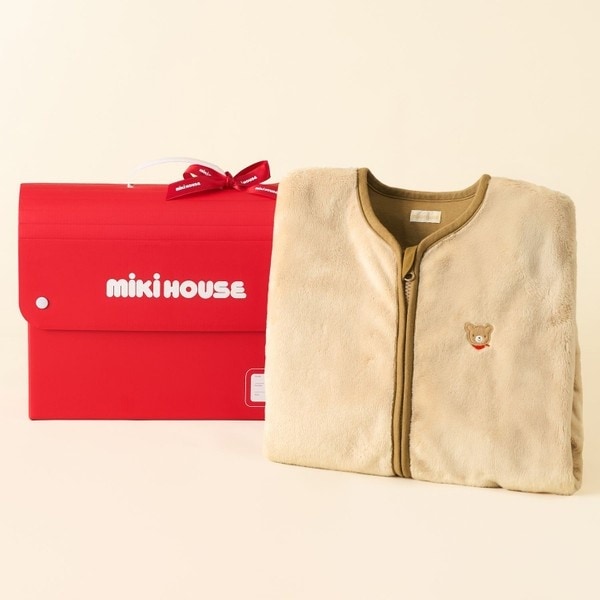ミキハウス（miki HOUSE）/マイクロファー素材 スリーパー ギフトセット【BOX付き】