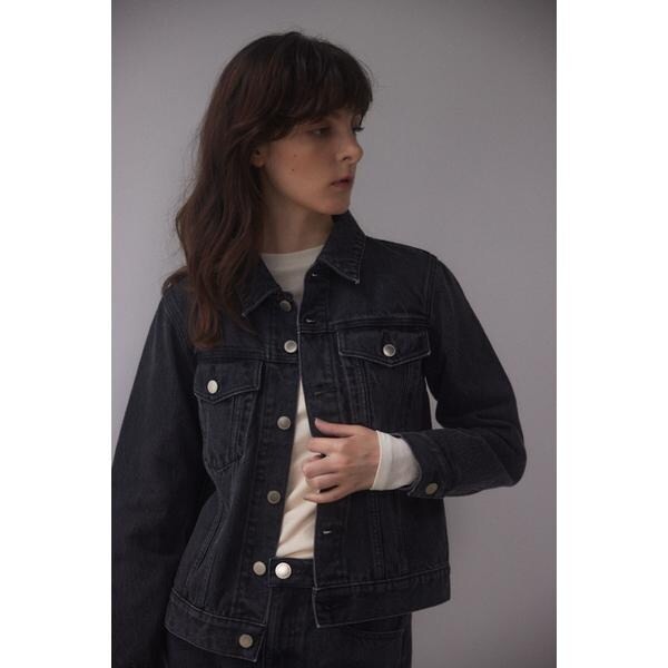 ブラック バイ マウジー（BLACK BY MOUSSY）/black denim jacket