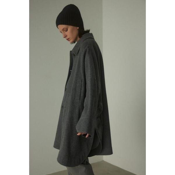 ブラック バイ マウジー（BLACK BY MOUSSY）/big silhouette wool coat