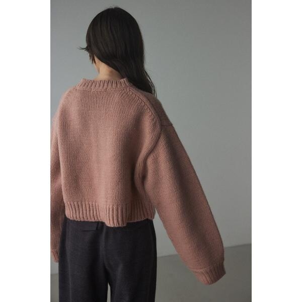 【NEW】ブラック バイ マウジー（BLACK BY MOUSSY）/wool compact cardigan