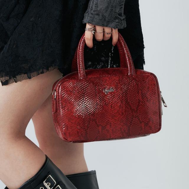 ジェイダ（GYDA）/GYDA (ジェイダ) PYTHON EMBOSS ミニボストンバッグ GY−B366