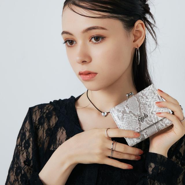 ジェイダ（GYDA）/GYDA (ジェイダ) PYTHON EMBOSS 口金ミニ財布 GY−W362