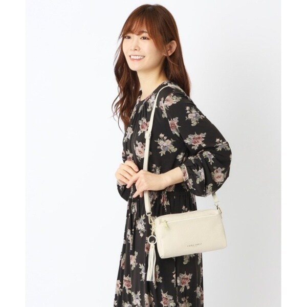 ローラ アシュレイ（LAURA ASHLEY）/【ベルト長さ調節可】レザージップ