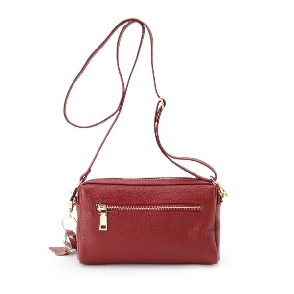 ローラ アシュレイ（LAURA ASHLEY）/【ベルト長さ調節可】レザージップ