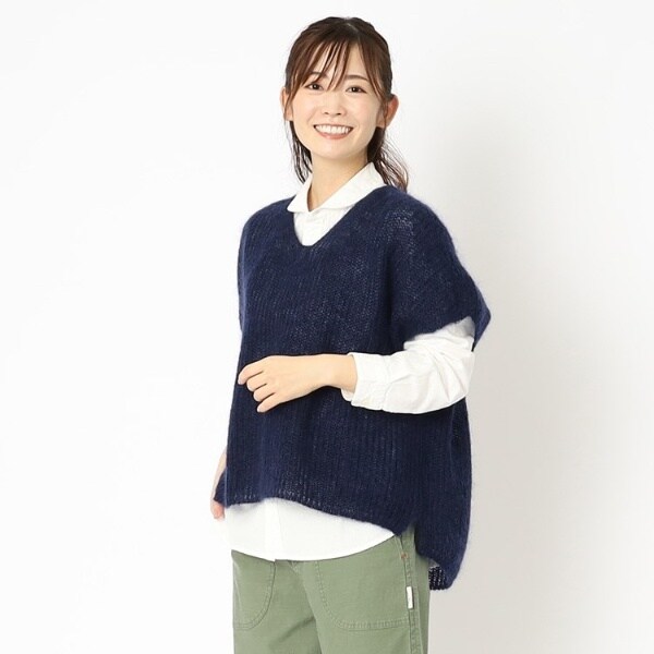 ローラ アシュレイ（LAURA ASHLEY）/【日本製太田ニット】キッドモヘヤベスト_2