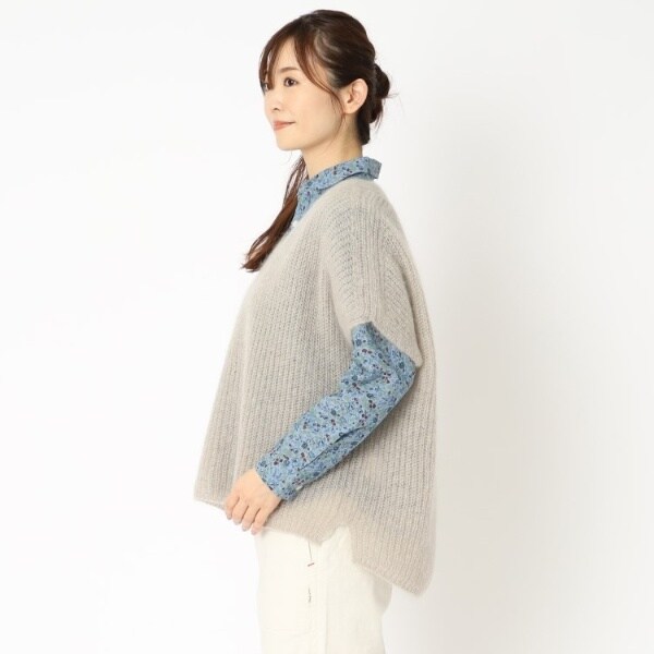 ローラ アシュレイ（LAURA ASHLEY）/【日本製太田ニット】キッドモヘヤベスト_4