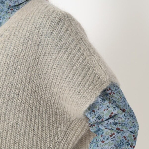 ローラ アシュレイ（LAURA ASHLEY）/【日本製太田ニット】キッドモヘヤベスト_7