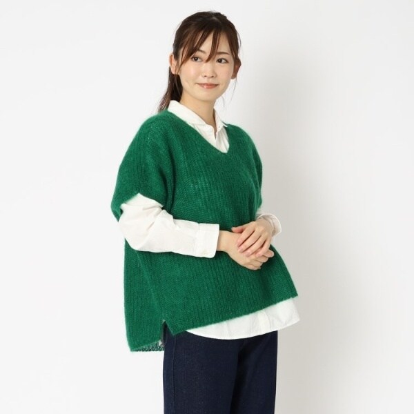 ローラ アシュレイ（LAURA ASHLEY）/【日本製太田ニット】キッドモヘヤベスト_10