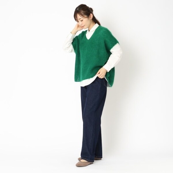 ローラ アシュレイ（LAURA ASHLEY）/【日本製太田ニット】キッドモヘヤベスト_12