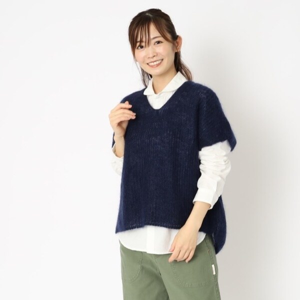 ローラ アシュレイ（LAURA ASHLEY）/【日本製太田ニット】キッドモヘヤベスト_14