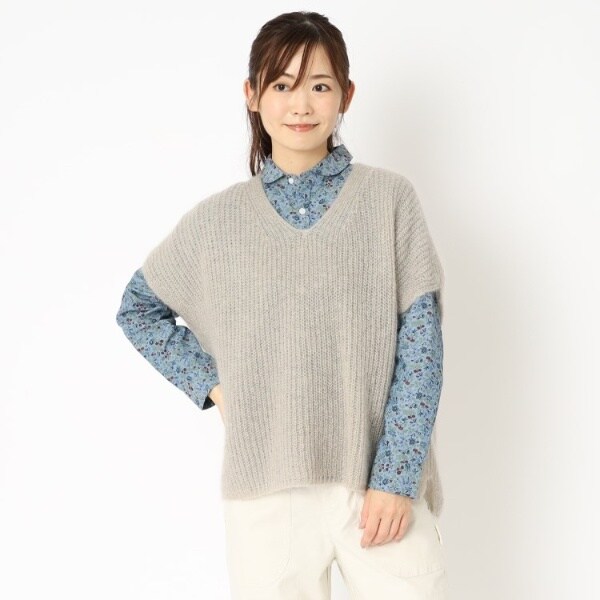 ローラ アシュレイ（LAURA ASHLEY）/【日本製太田ニット】キッドモヘヤベスト_18
