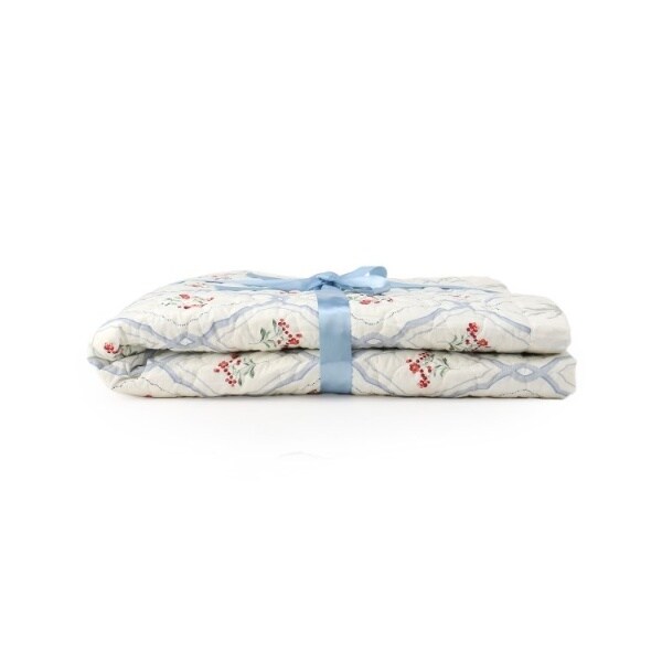 ローラ アシュレイ（LAURA ASHLEY）/ピンフォード トレリス 柄 キルトマルチカバー 200×200cm_2