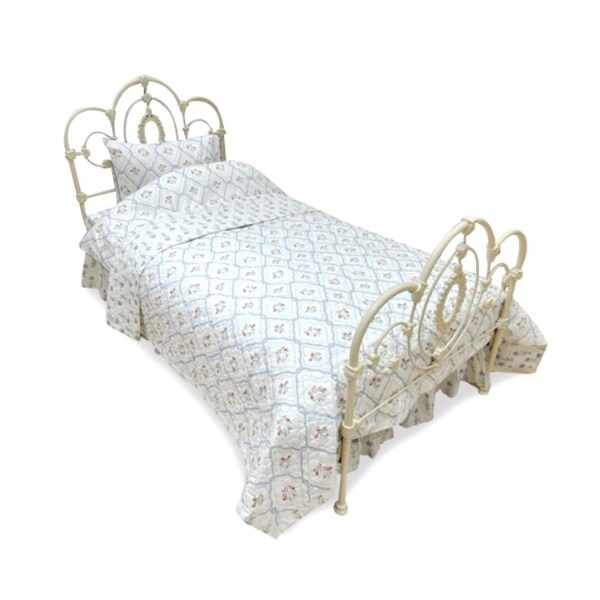 ローラ アシュレイ（LAURA ASHLEY）/ピンフォード トレリス 柄 キルトマルチカバー 200×200cm_7
