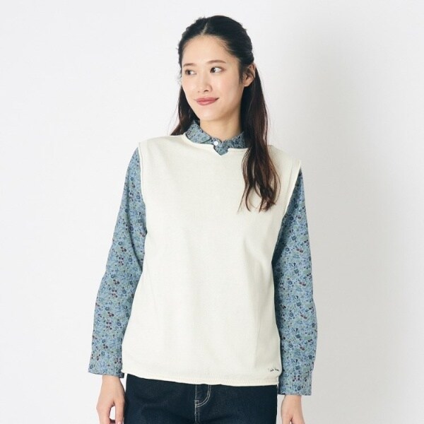 ローラ アシュレイ（LAURA ASHLEY）/【日本製】コットン コンパクトヤーン ベスト_3