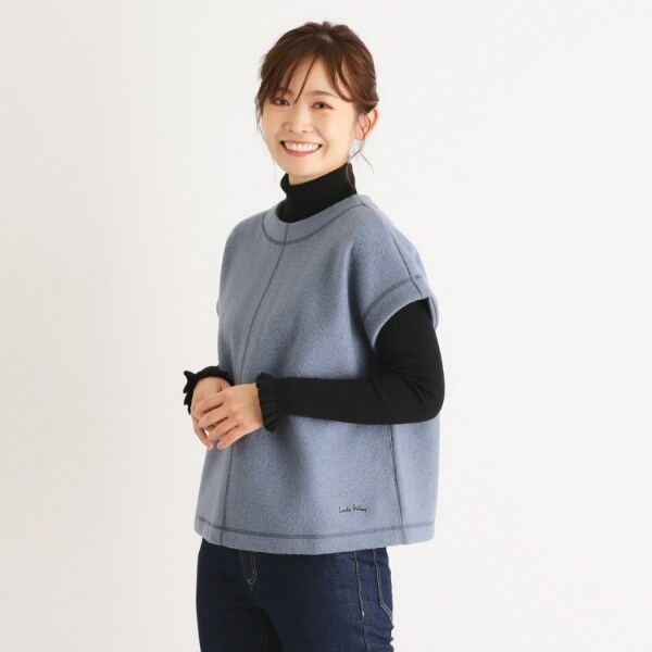 ローラ アシュレイ（LAURA ASHLEY）/強縮ウールベスト_1