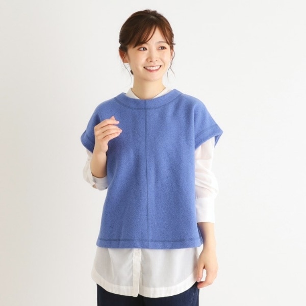 ローラ アシュレイ（LAURA ASHLEY）/強縮ウールベスト