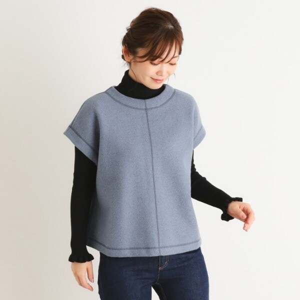 ローラ アシュレイ（LAURA ASHLEY）/強縮ウールベスト_2