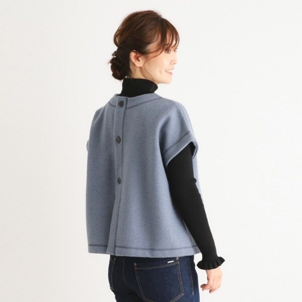 ローラ アシュレイ（LAURA ASHLEY）/強縮ウールベスト_3