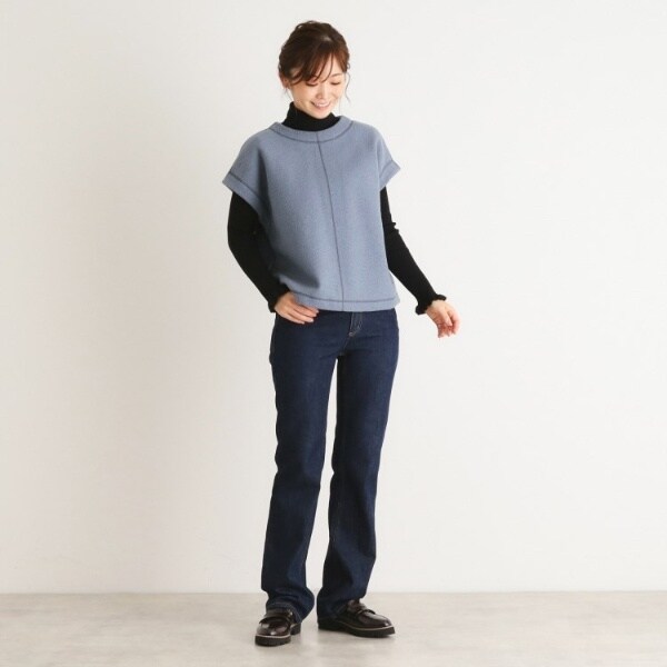 ローラ アシュレイ（LAURA ASHLEY）/強縮ウールベスト_4