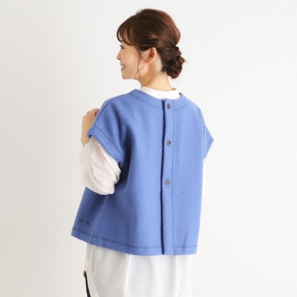 ローラ アシュレイ（LAURA ASHLEY）/強縮ウールベスト_7