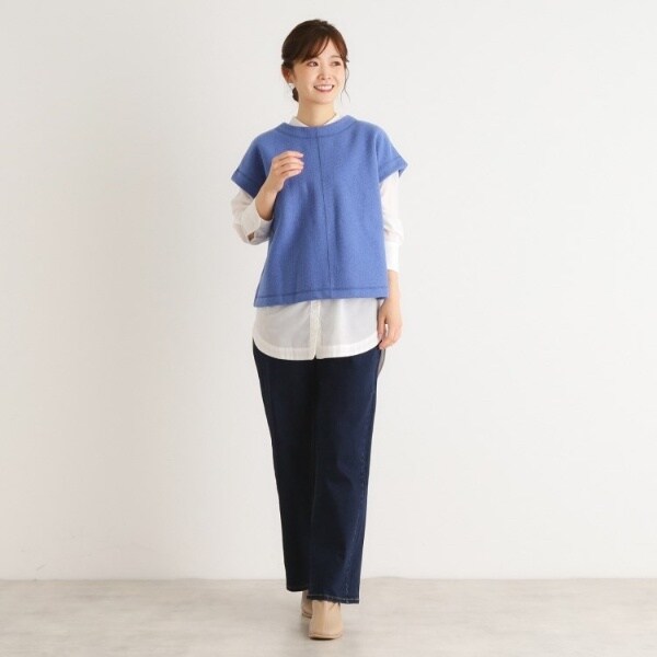 ローラ アシュレイ（LAURA ASHLEY）/強縮ウールベスト_8