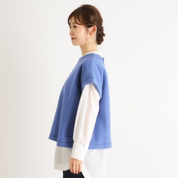 ローラ アシュレイ（LAURA ASHLEY）/強縮ウールベスト_11