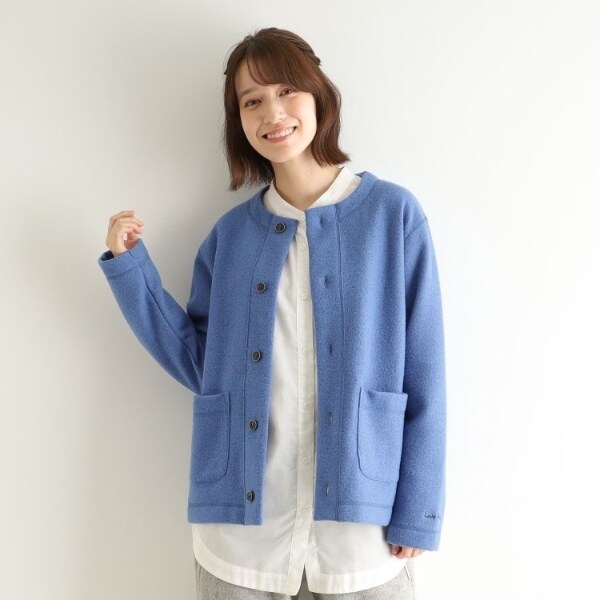 ローラ アシュレイ（LAURA ASHLEY）/強縮ウール混ジャケット