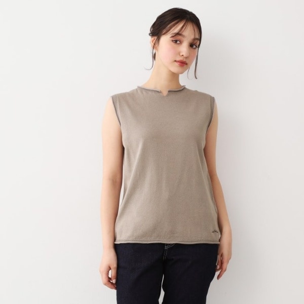 ローラ アシュレイ（LAURA ASHLEY）/【カラー追加！日本製／ワンマイルウエア】コツトン コンパクトヤーン ベスト_3