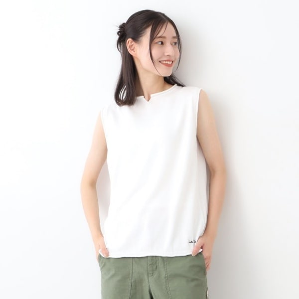 ローラ アシュレイ（LAURA ASHLEY）/【カラー追加！日本製／ワンマイルウエア】コツトン コンパクトヤーン ベスト_4