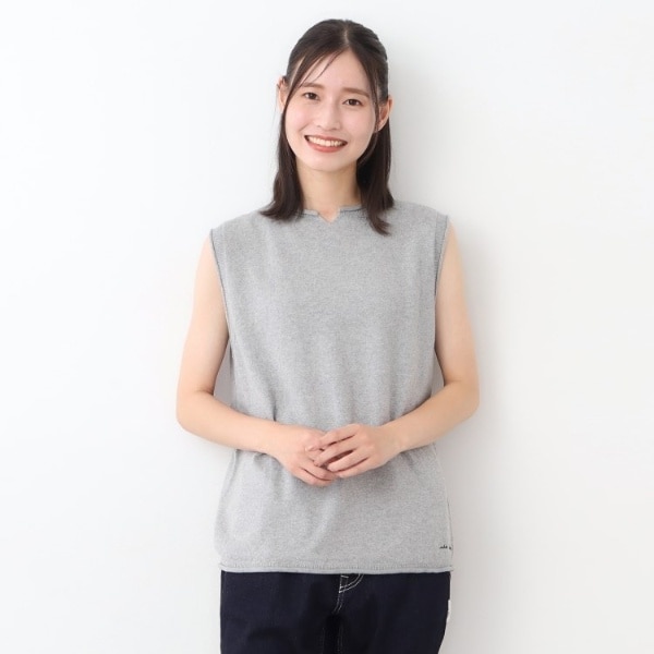ローラ アシュレイ（LAURA ASHLEY）/【カラー追加！日本製／ワンマイルウエア】コツトン コンパクトヤーン ベスト_5
