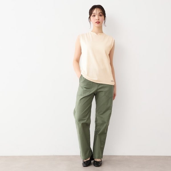 ローラ アシュレイ（LAURA ASHLEY）/【カラー追加！日本製／ワンマイルウエア】コツトン コンパクトヤーン ベスト_7