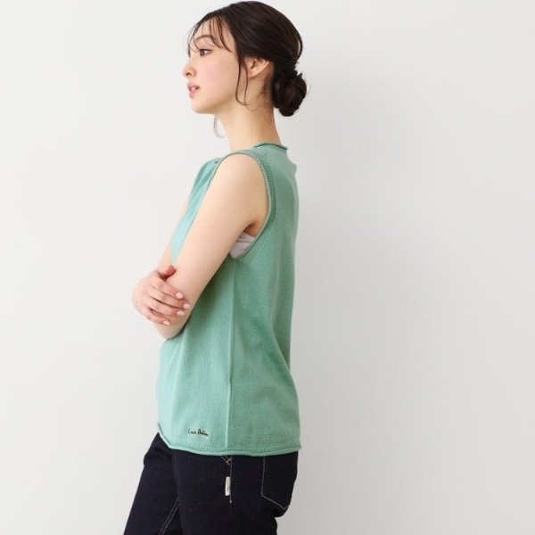 ローラ アシュレイ（LAURA ASHLEY）/【カラー追加！日本製／ワンマイルウエア】コツトン コンパクトヤーン ベスト_10