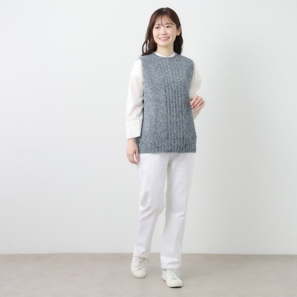 ローラ アシュレイ（LAURA ASHLEY）/【限定店舗展開日本製ワンマイルウエア】シルクネップベスト_13