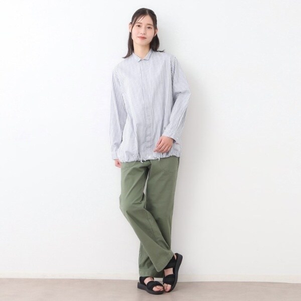 ローラ アシュレイ（LAURA ASHLEY）/【日本製ワンマイルウエア】100番双糸使用 コットンオーバーシャツ_3