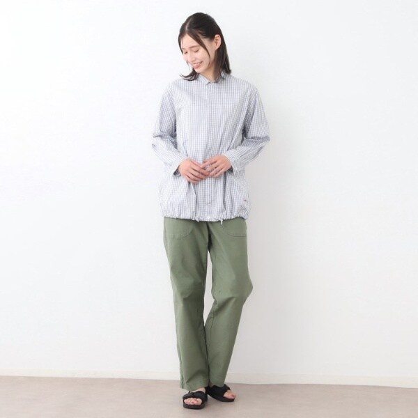 ローラ アシュレイ（LAURA ASHLEY）/【日本製ワンマイルウエア】100番双糸使用 コットンオーバーシャツ_4