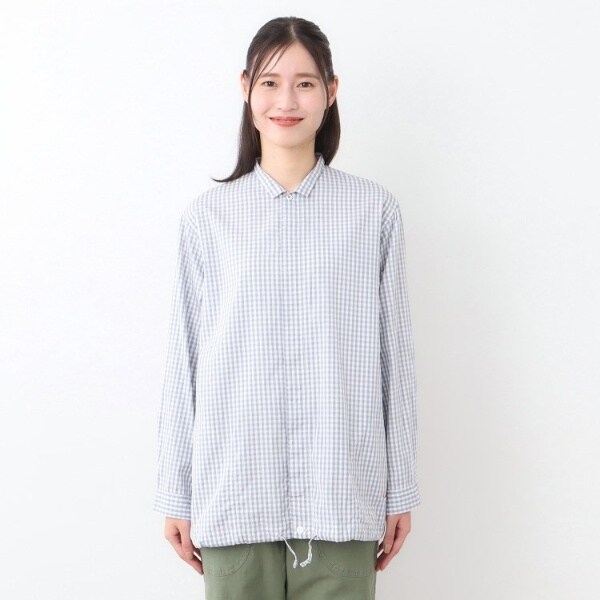 ローラ アシュレイ（LAURA ASHLEY）/【日本製ワンマイルウエア】100番双糸使用 コットンオーバーシャツ_10