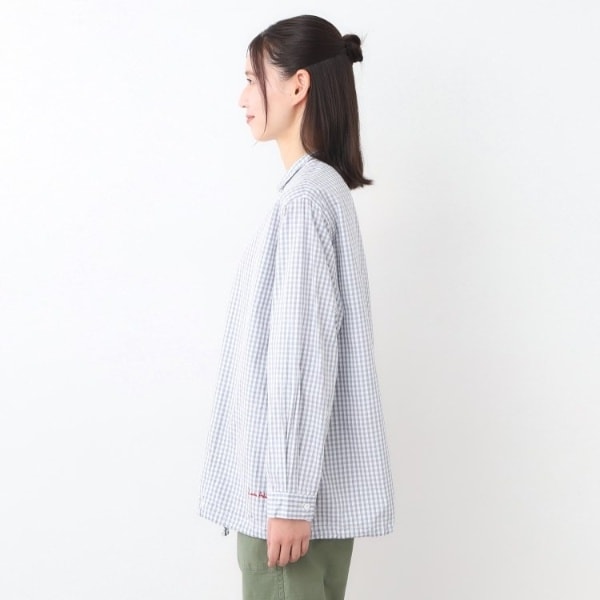 ローラ アシュレイ（LAURA ASHLEY）/【日本製ワンマイルウエア】100番双糸使用 コットンオーバーシャツ_11