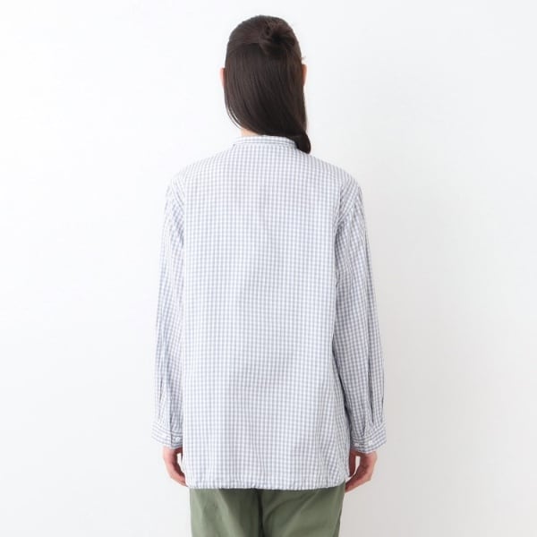 ローラ アシュレイ（LAURA ASHLEY）/【日本製ワンマイルウエア】100番双糸使用 コットンオーバーシャツ_12