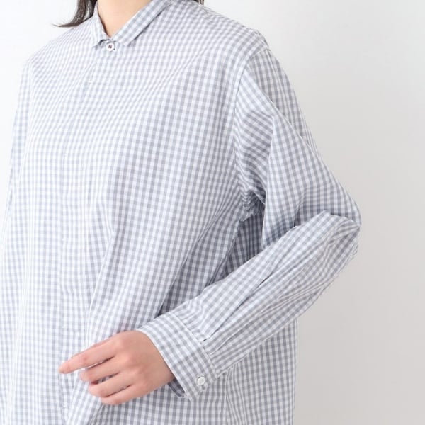 ローラ アシュレイ（LAURA ASHLEY）/【日本製ワンマイルウエア】100番双糸使用 コットンオーバーシャツ_14
