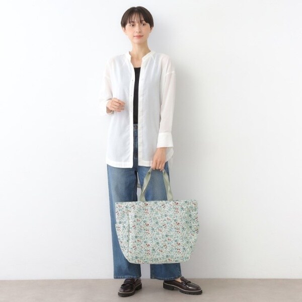 ローラ アシュレイ（LAURA ASHLEY）/【STORY掲載！撥水加工キャリーセット可】ロサ サンクタ柄 トラベル トートバッグ_4