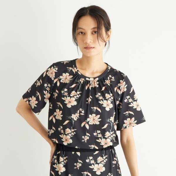 ローラ アシュレイ（LAURA ASHLEY）/【洗える／ジャージ素材／同柄アイテムあり】ミラ柄プルオーバー