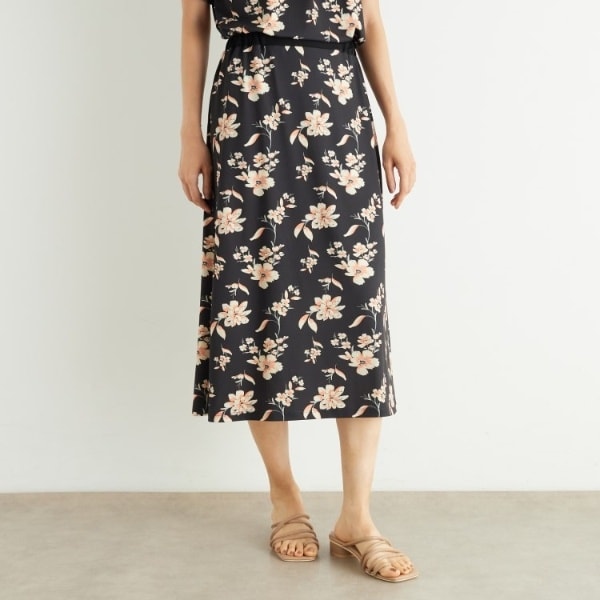 ローラ アシュレイ（LAURA ASHLEY）/【洗える／ジャージ素材／同柄アイテムあり】ミラ柄スカート