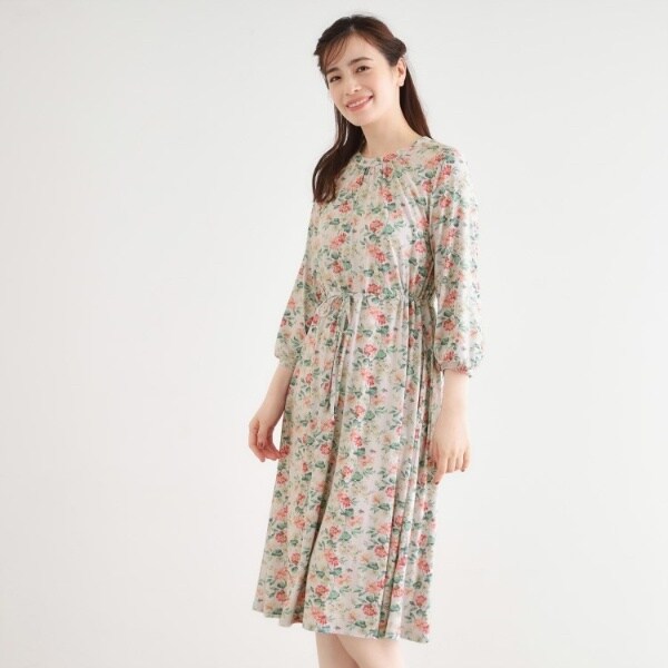 ローラ アシュレイ（LAURA ASHLEY）/【洗える／ジャージ素材／同柄アイテムあり】ロミリー柄 ワンピース