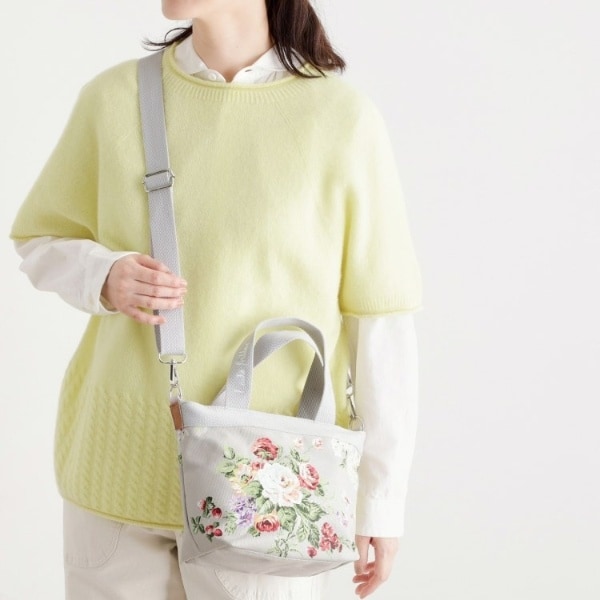 ローラ アシュレイ（LAURA ASHLEY）/ローズモア柄 トートバッグ S