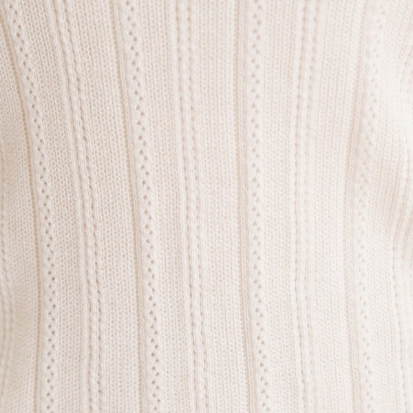 ローラ アシュレイ（LAURA ASHLEY）/【シーウール】透かし編み プルオーバーニット_7