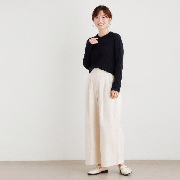 ローラ アシュレイ（LAURA ASHLEY）/【シーウール】透かし編み プルオーバーニット_18