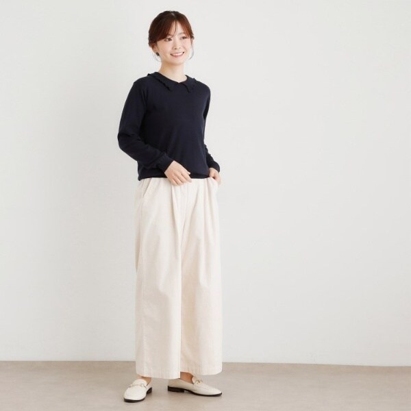 ローラ アシュレイ（LAURA ASHLEY）/【シーウール】フリルカラーニットプルオーバー_18