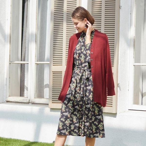 ローラ アシュレイ（LAURA ASHLEY）/【洗える／ジャージ素材／同柄アイテムあり】ベリーズ スペースド柄ワンピース