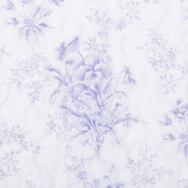 ローラ アシュレイ（LAURA ASHLEY）/エヴァリンガムメドウ柄 水洗いキルトマルチカバー 250×200cm_5